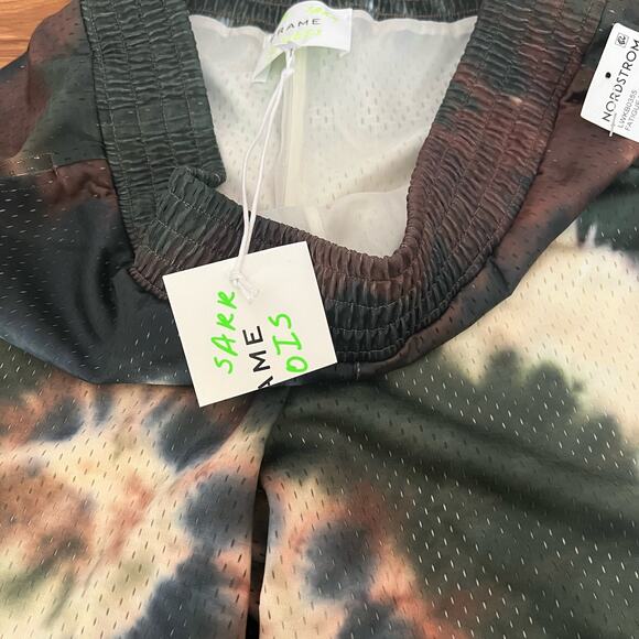 Frame Denim X Julia Star Jamois Tie Dye Sporty Basketball Shorts Size Medium - Picture 11 of 12